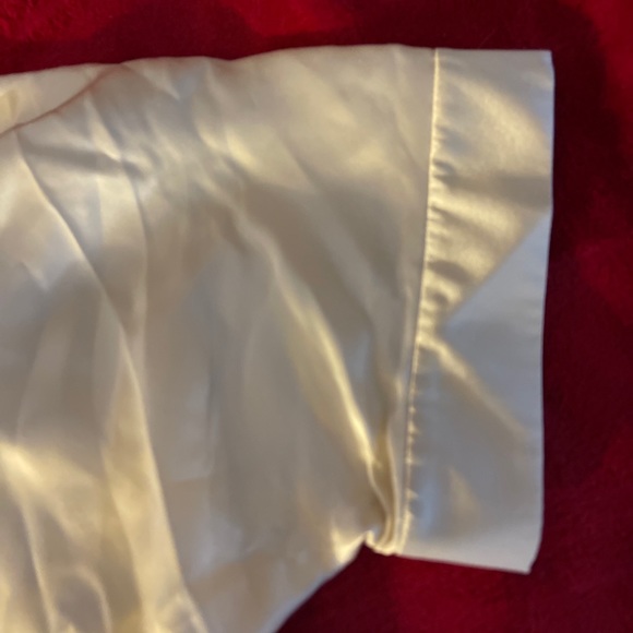 Anne Klein suit 100% Silk ivory creme Top Sz 4P. - Picture 6 of 11